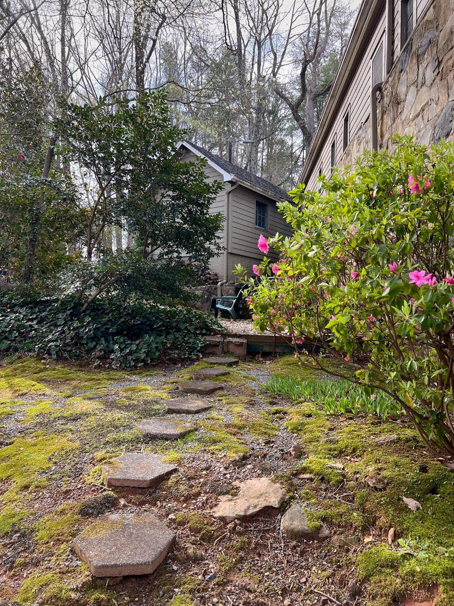 Studio Guest Suite In Forest Cottage Tryon Eksteriør billede